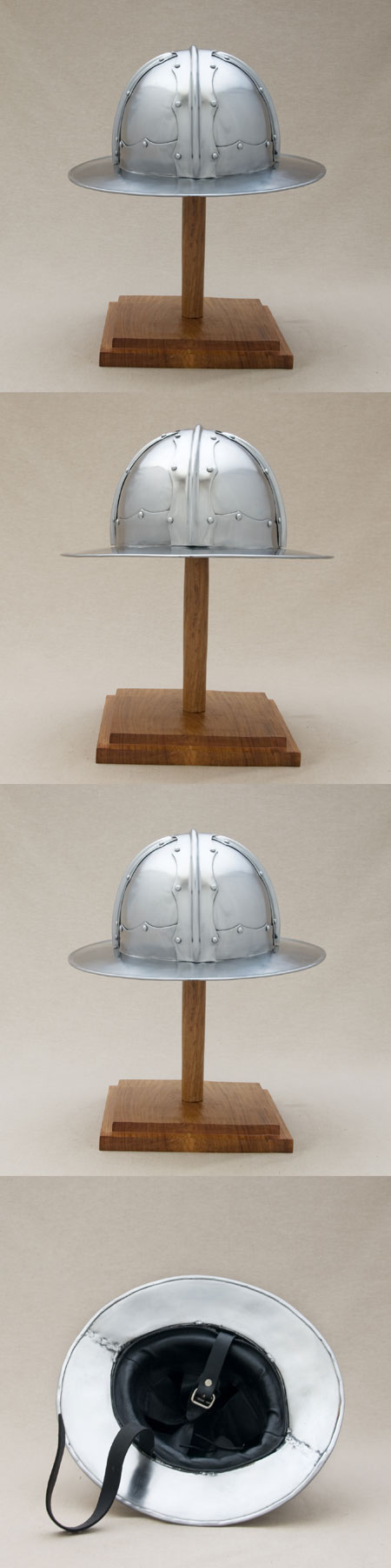 16 gauge Chapel-de-fer Kettle Helmet