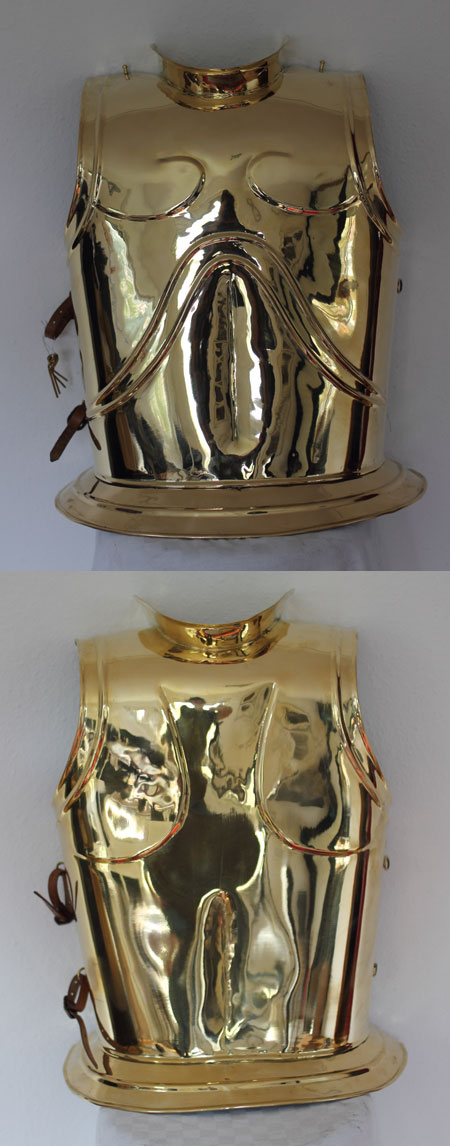 Brass muscled cuirass - Greek bell armour - MODIFIED