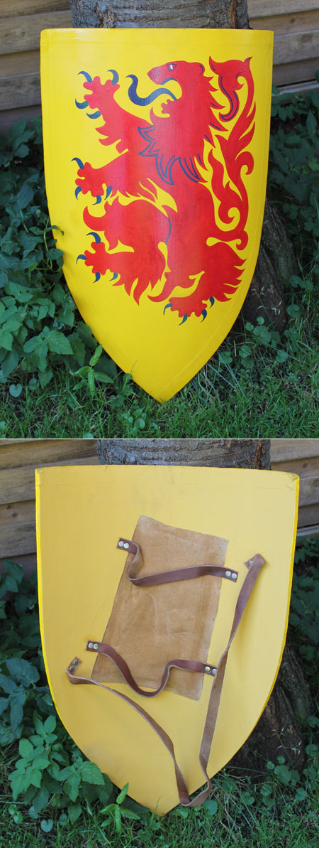 Mittelalter Holz - Schild, für leichten Schaukampf