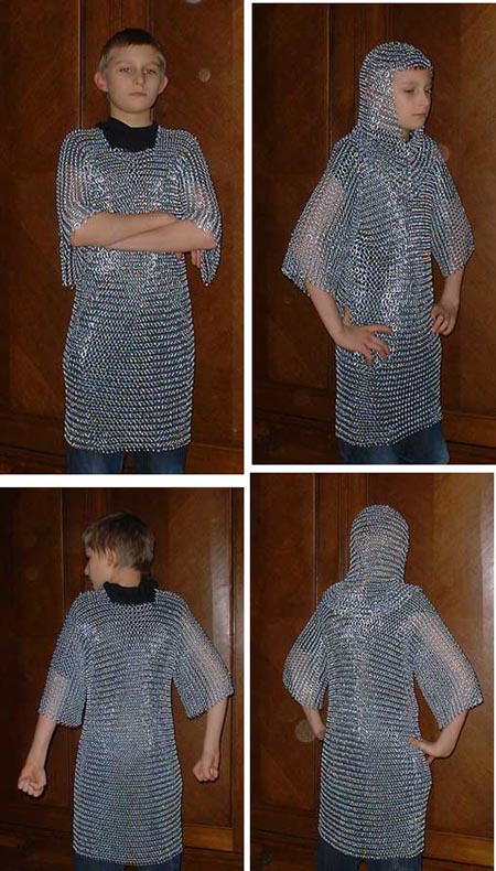 Chain Mail Shirt for children age 10 to 15