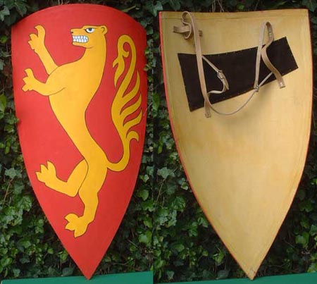 Großer Mittelalter Holz - Schild