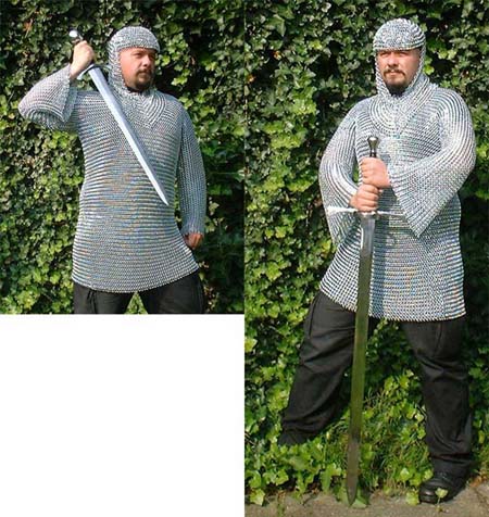 Chainmail size XXXL, 6-in-1 rings