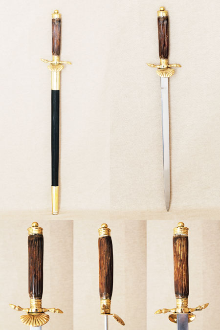 German hunting short sword, late 18th century