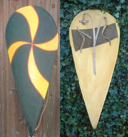 Viking / Norman kite shield (Bayeux tapestry)
