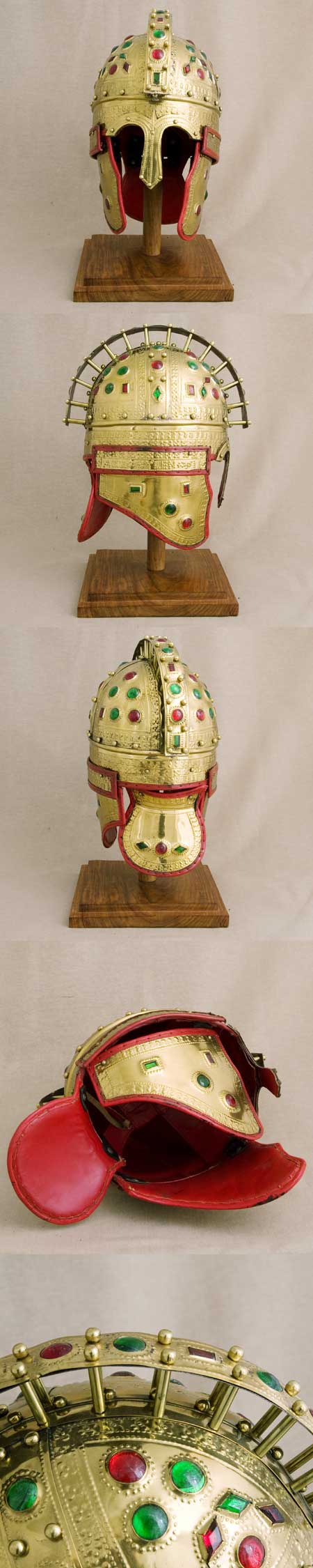 Late Roman Officer's Jeweled Helmet, Berkasovo