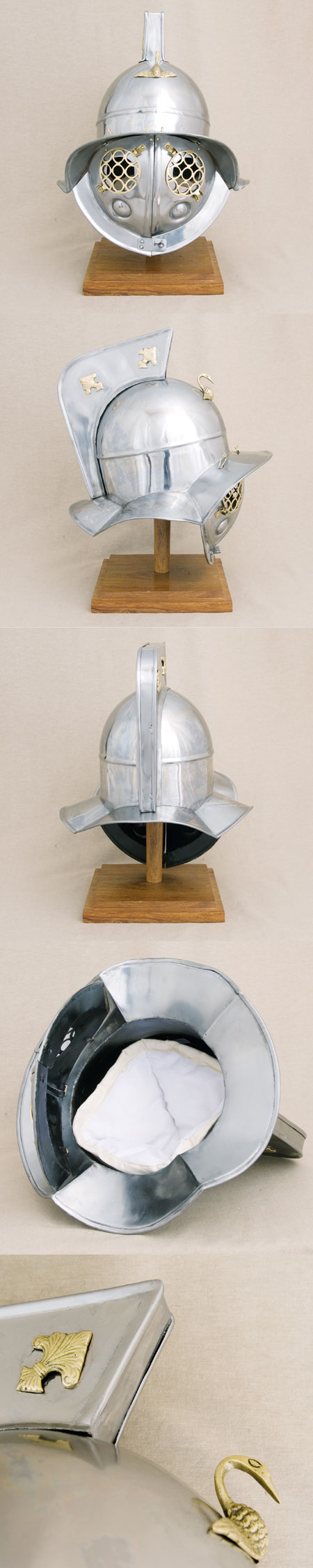 Roman Gladiator helmet, as from Pompeii 79 AD