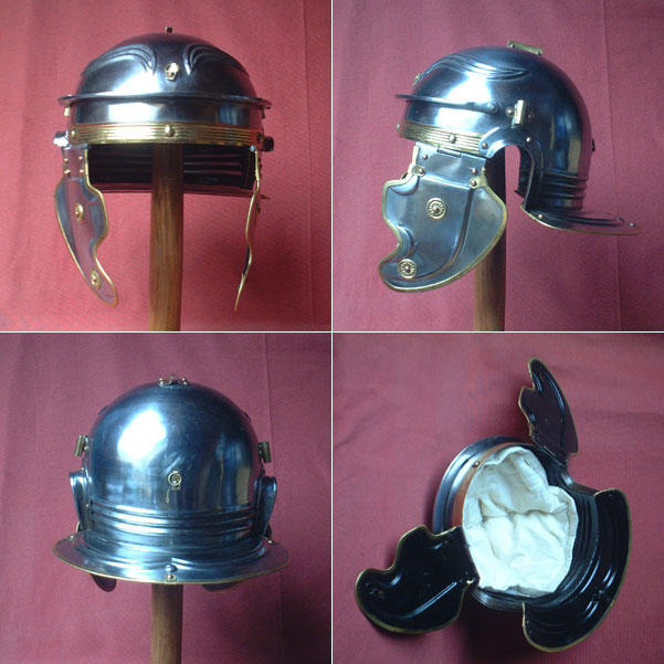 Roman Gallic -F- helmet (100 AD)f. reenactors