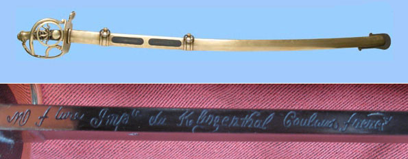 grenadier sabre, France