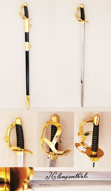 French cavalry officer's sword, circa 1790