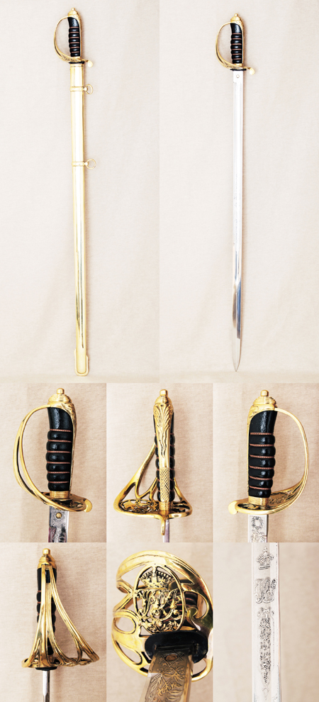Royal Infantry Officer's dress sword M 1845