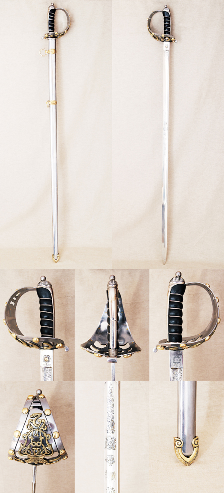 1834 pattern British household cavalry officers sword