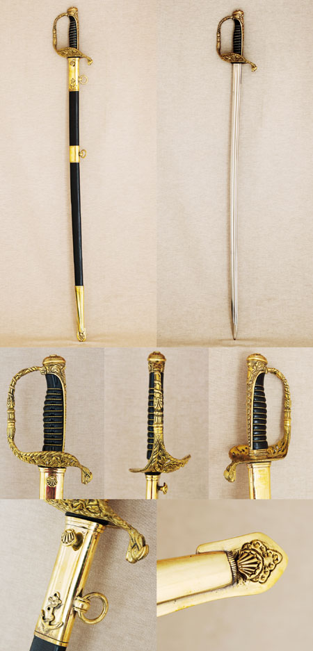 French Navy Sword, pattern M1854, reproduction