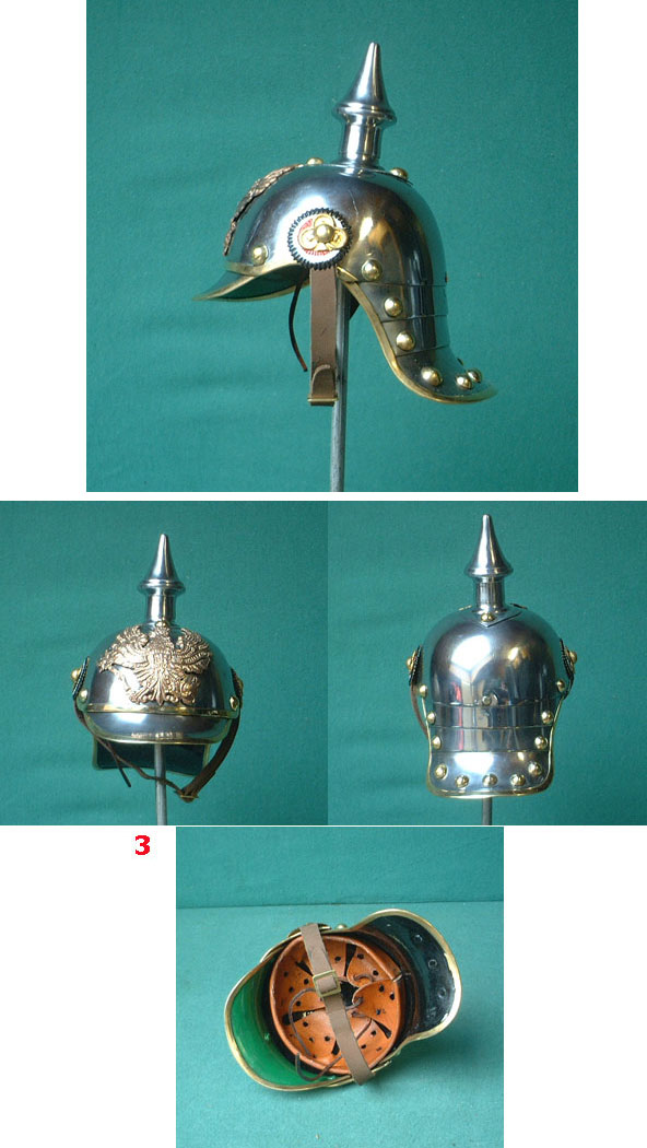 German mini helmet Pickelhaube Prussia, 19th ct.