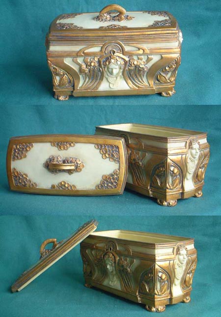 Art Nouveau casket, reproduction