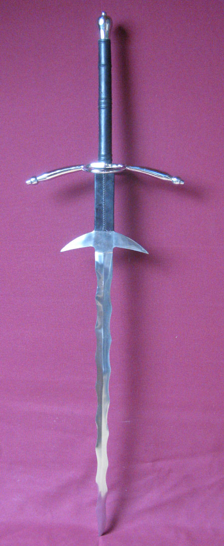 German two-handed sword, Flamberge