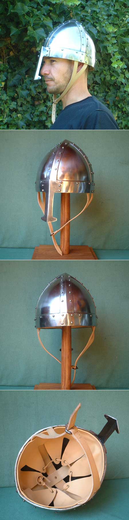 Strong Viking helmet for reenactment