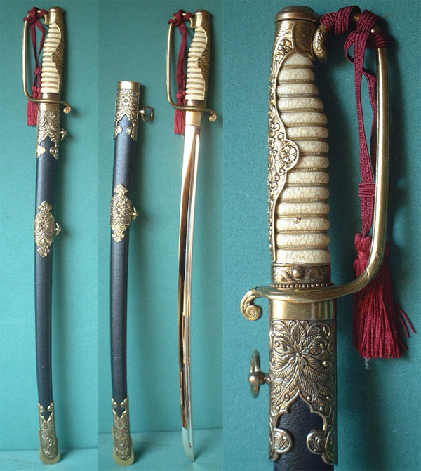 Japan marine officer's sabre (marine sabre)