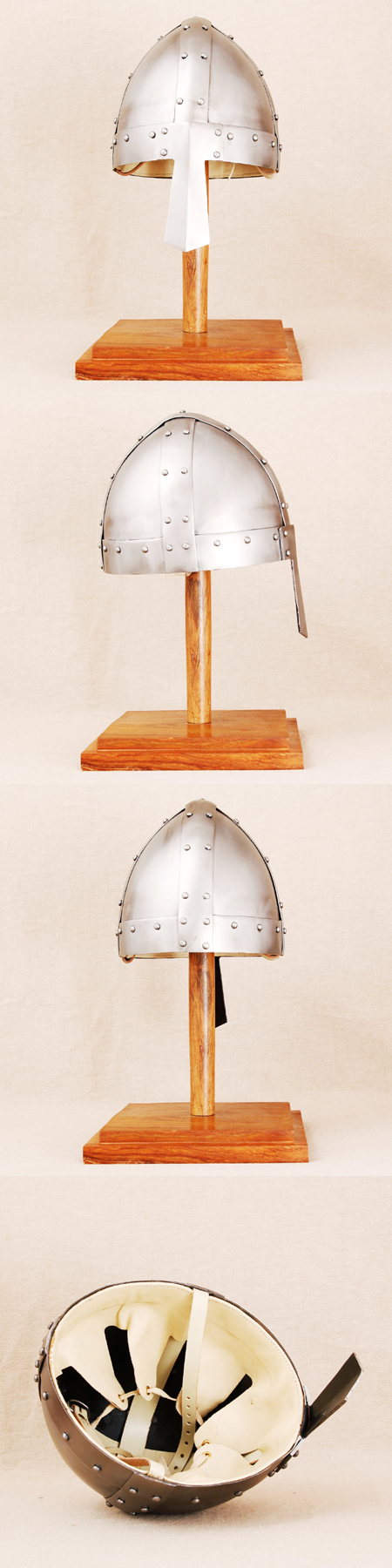 Strong Viking helmet 900 AD - reenactment