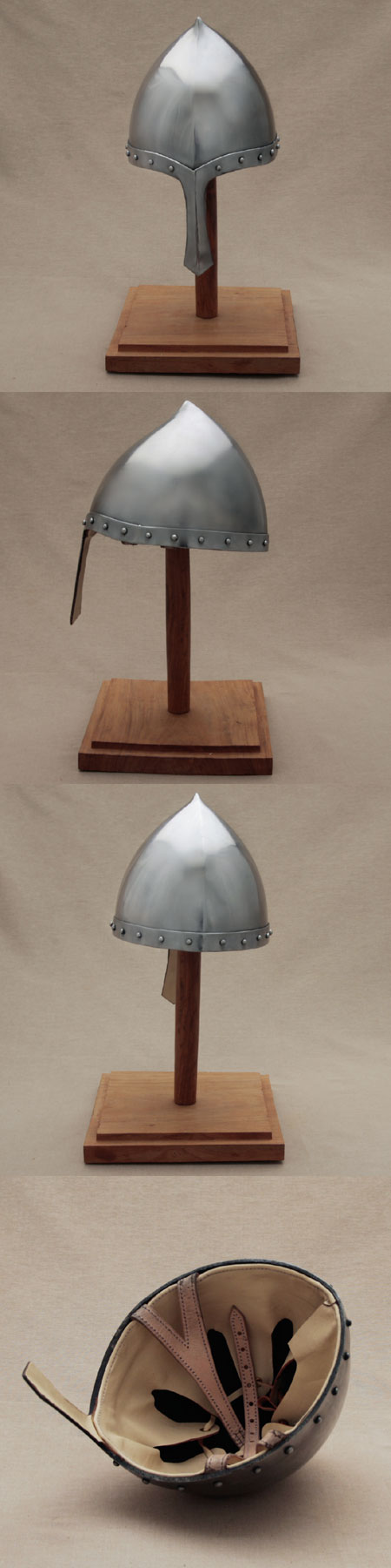 Strong Viking-Norman helmet, size L