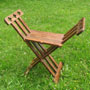 Roman wooden folding chair