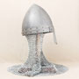 Norman or Viking Helmet with chain mail
