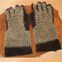 Medieval gloves w. Chain Mail cover for LARP (chainmail)