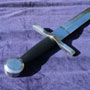 Strong late Gothic sword with slice pommel NO SCABBARD