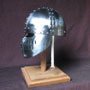 Strong Viking helmet, Spangenhelm with face protection, reenactment