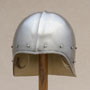 Open sallet helmet, late medieval