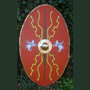 Römer - Holz - Schild,  scutum  römisch, oval