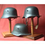 3 Stahlhelme M16 u.M18, 1.Weltkrieg - Set