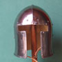 Besonders starker Mittelalter-Helm Barbuta Form