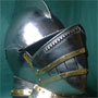Medieval helmet, morion, 2-parts, ca. 1600