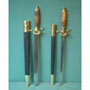 Set of 2 German hunting short swords, late 18th cent.