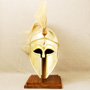 Greek or Corinthian Helmet w.beige plume,abt. 500 B.C.