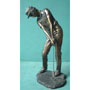 Golf player - cast-bronze imitation