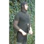 Medieval blackened Chain Mail Shirt long sleeves