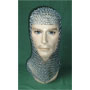 Chainmail coif for children 5 to 10 years - matching shirt P44