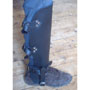 Cowhide leg protection for reenactment