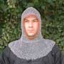 Light Weight Chain Mail Coif