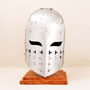 Medieval crusaders' style helmet