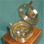 Brunton Compass w. Hardwood Box, Replica