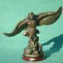 Indian Chief, eagle dance, bronze reproduction
